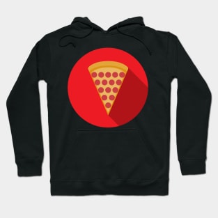 Red Circle Pepperoni Pizza Hoodie